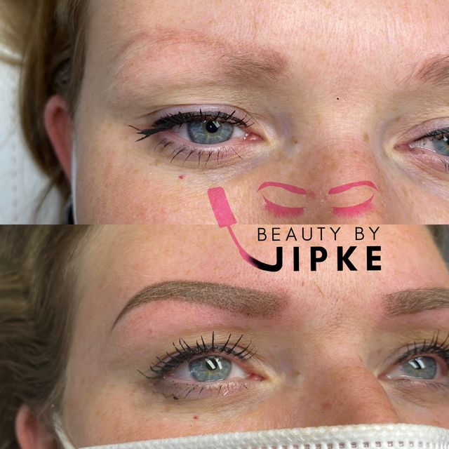 Ombre powder brows voorbeeld 2
